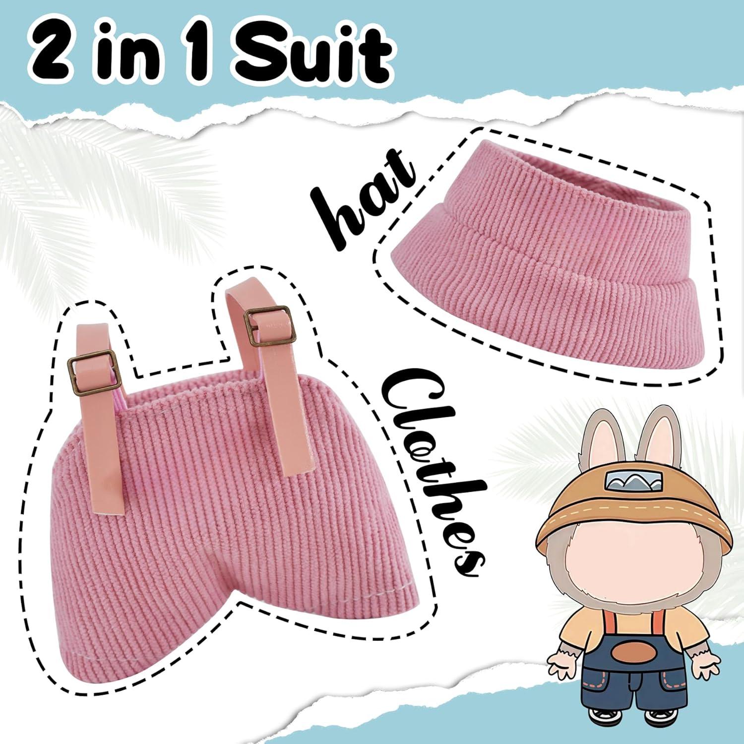 Conjunto de Ropa para Muñeca 17cm IGINOA - Tendencia Rosa