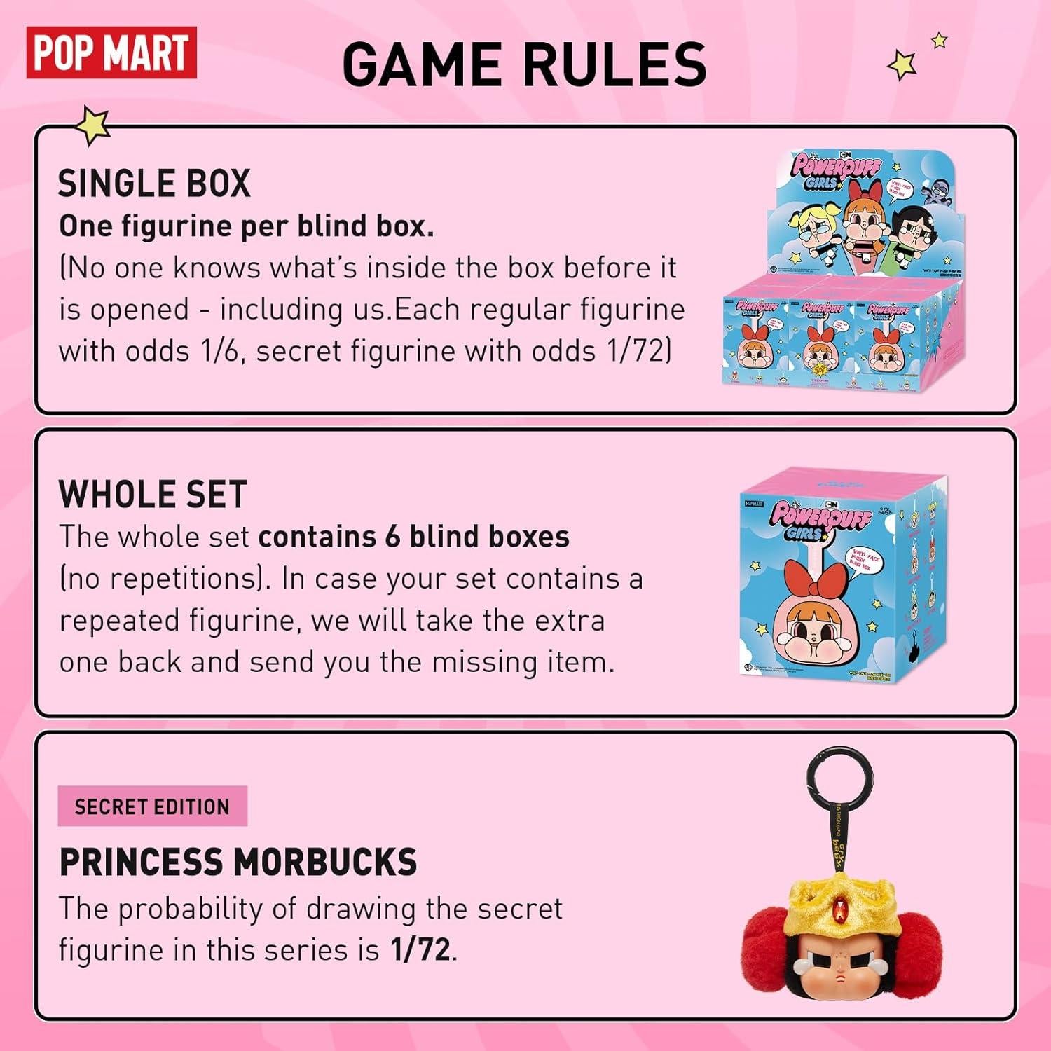 POP MART Crybaby x Powerpuff Girls - Caja Sorpresa Vinilo 14cm