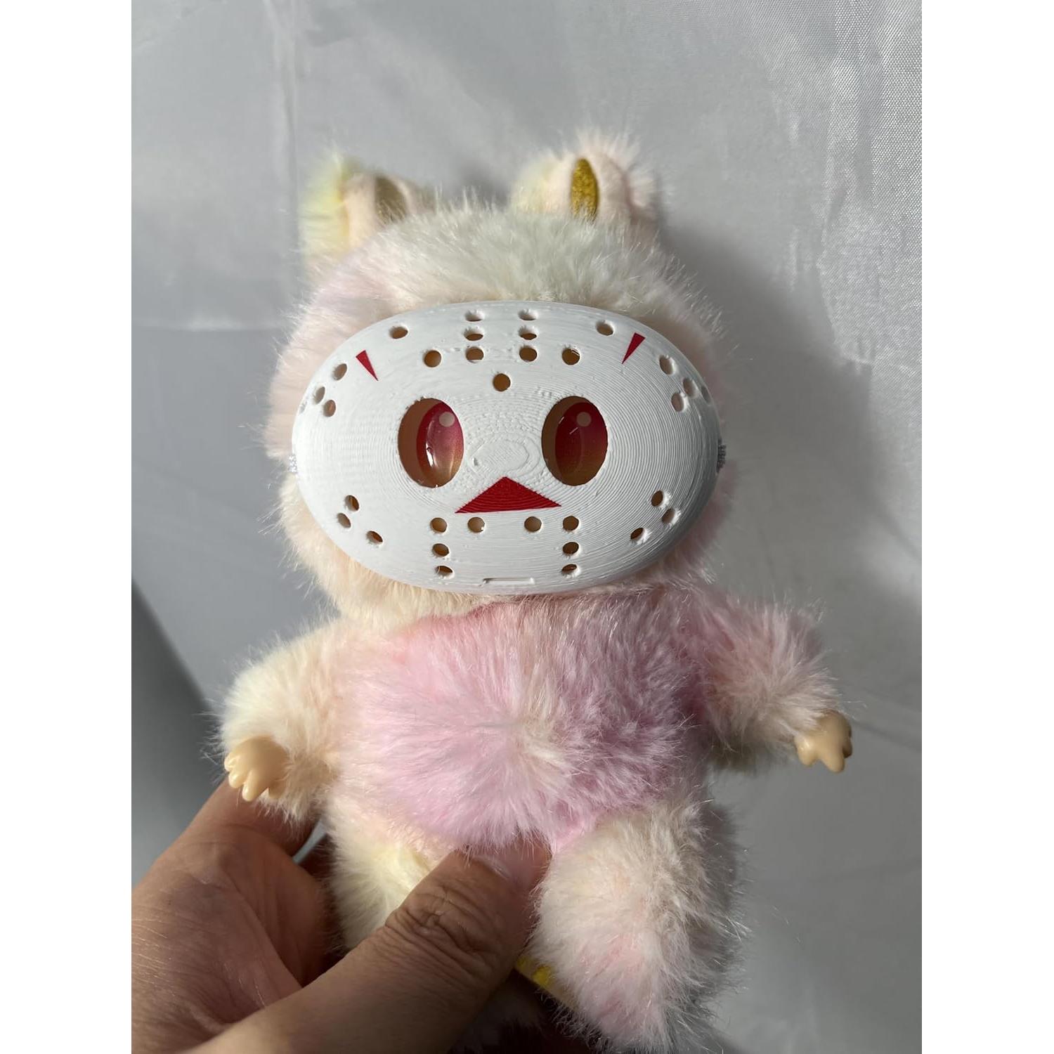 Máscara de Personaje Premium Labubu para Muñecas 17CM