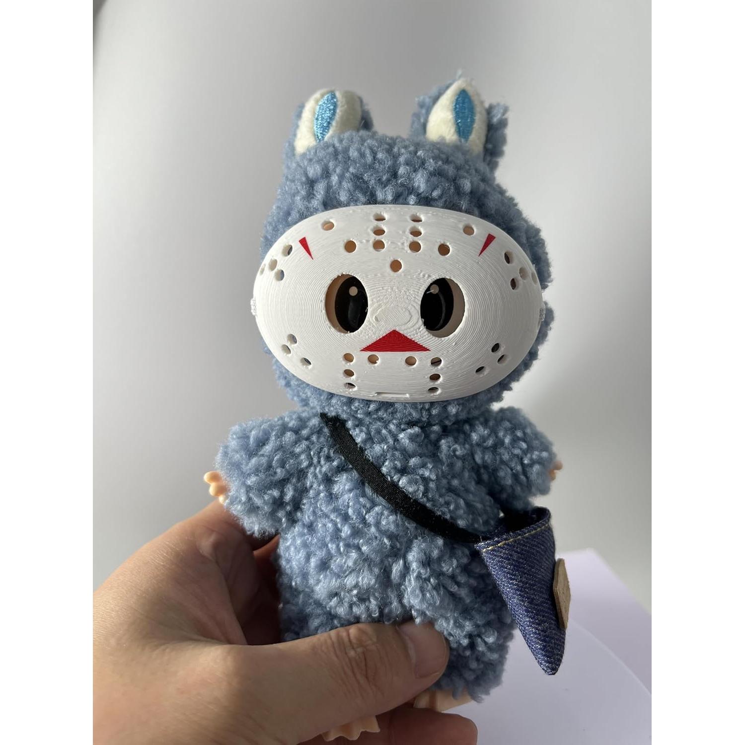 Máscara de Personaje Premium Labubu para Muñecas 17CM