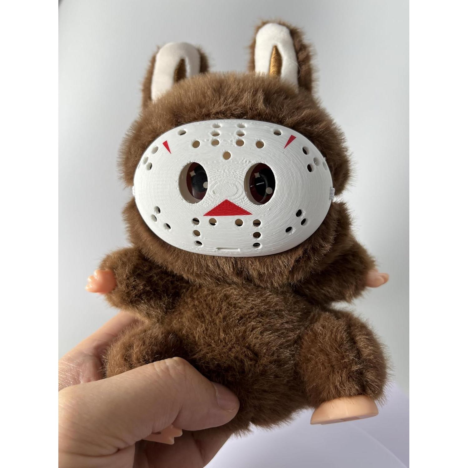 Máscara de Personaje Premium Labubu para Muñecas 17CM