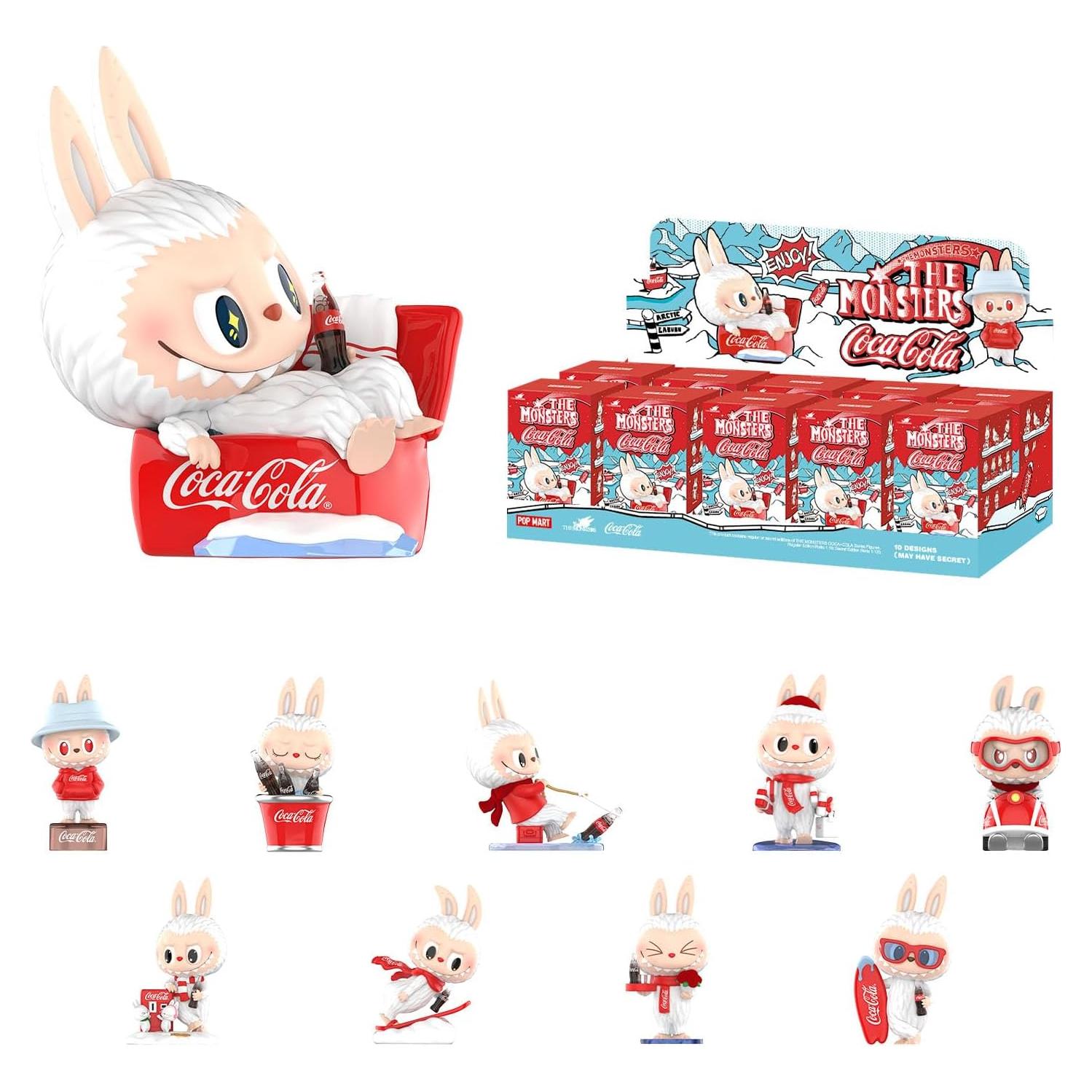 POP MART Monstruos Coca-Cola - Conjunto Completo de 10 Figuras