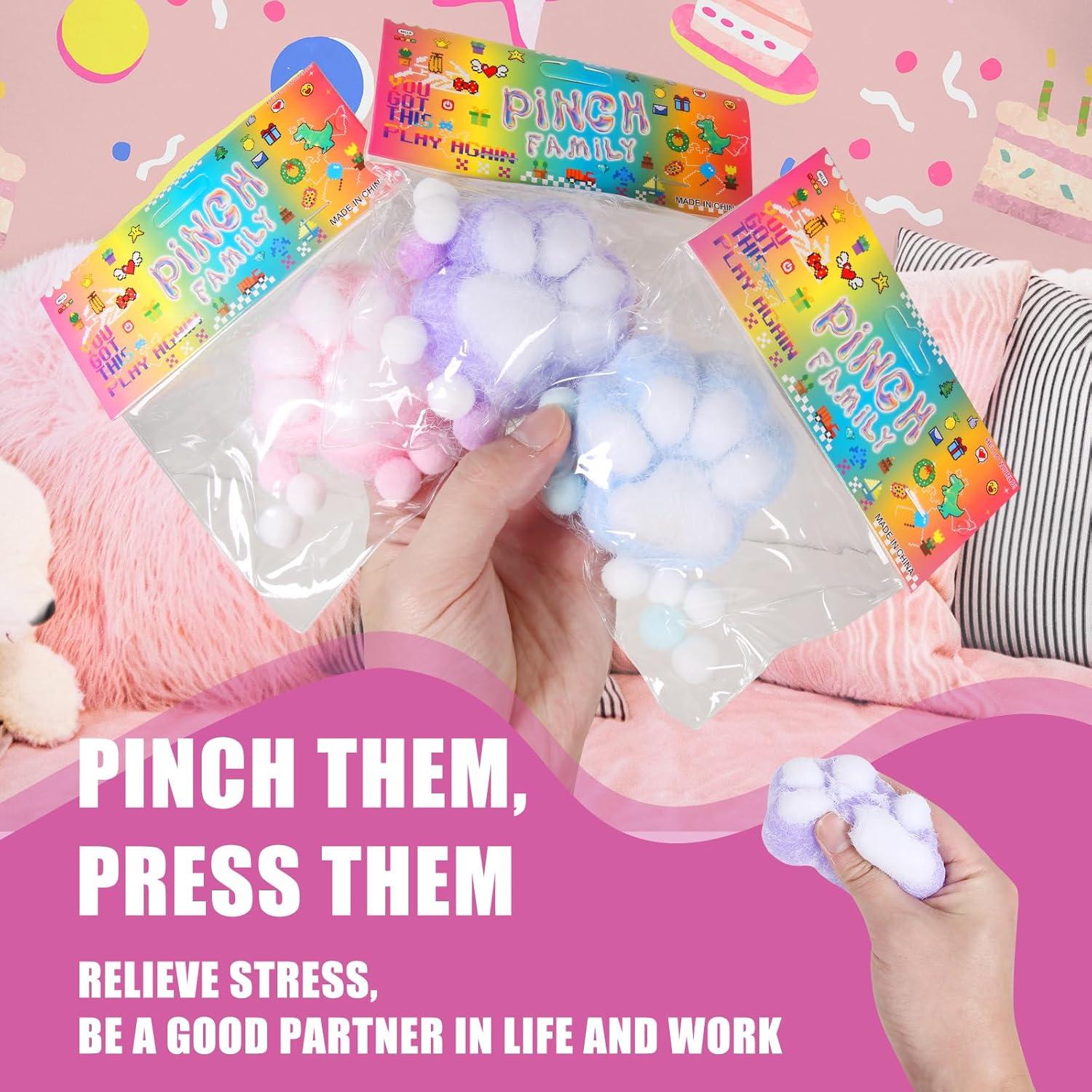 2 Piezas Juguetes Squishy de Pata de Gato Kawaii 8 cm