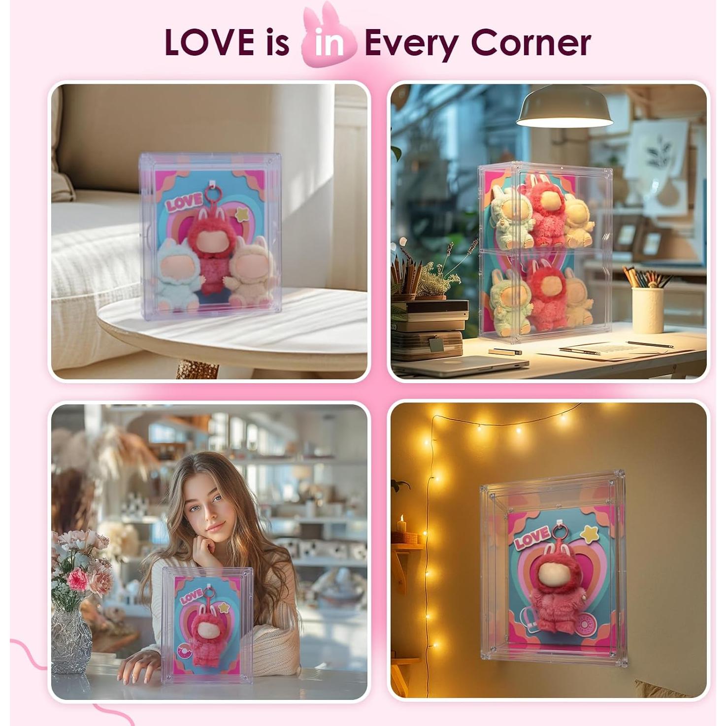 Caja de Exhibición Bojoroy para Labubu - Acrílico 17cm