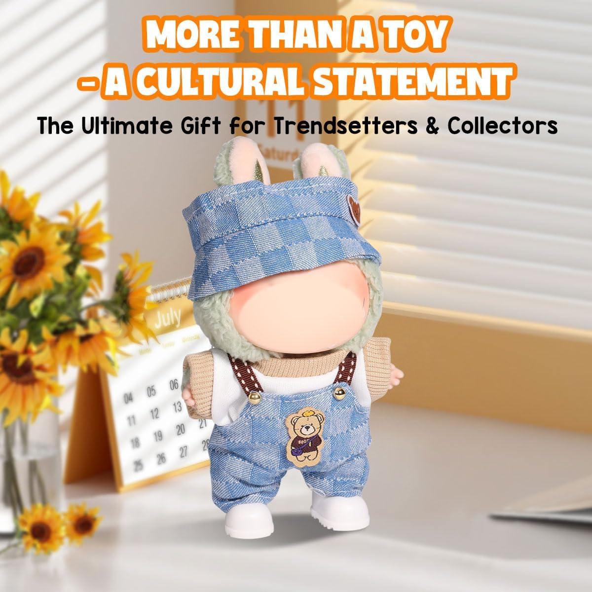 Conjunto de Ropa para Muñeca AICase 17cm 3 Piezas Oso Vaquero