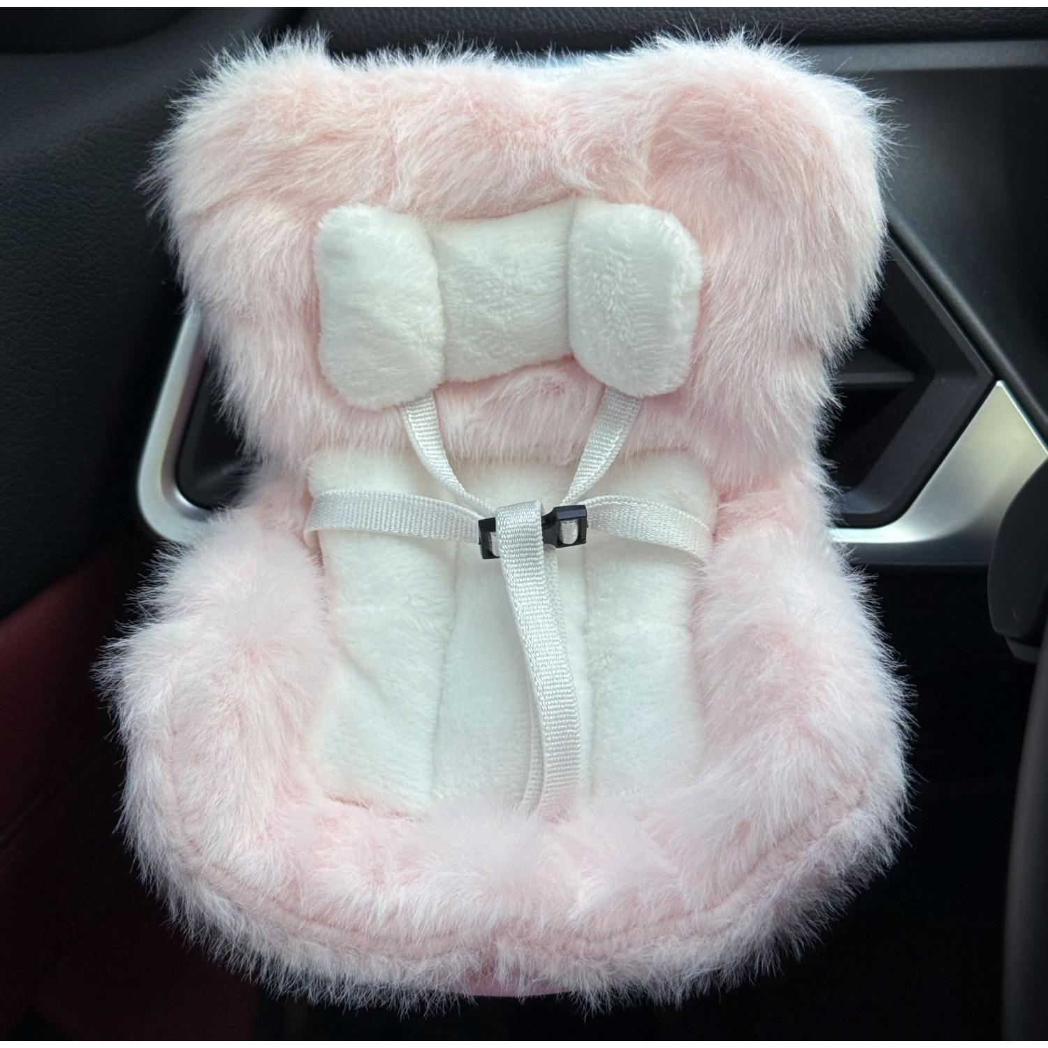 Asiento de coche BDBHAVB fox-001 Rosa claro con clip de ventilación