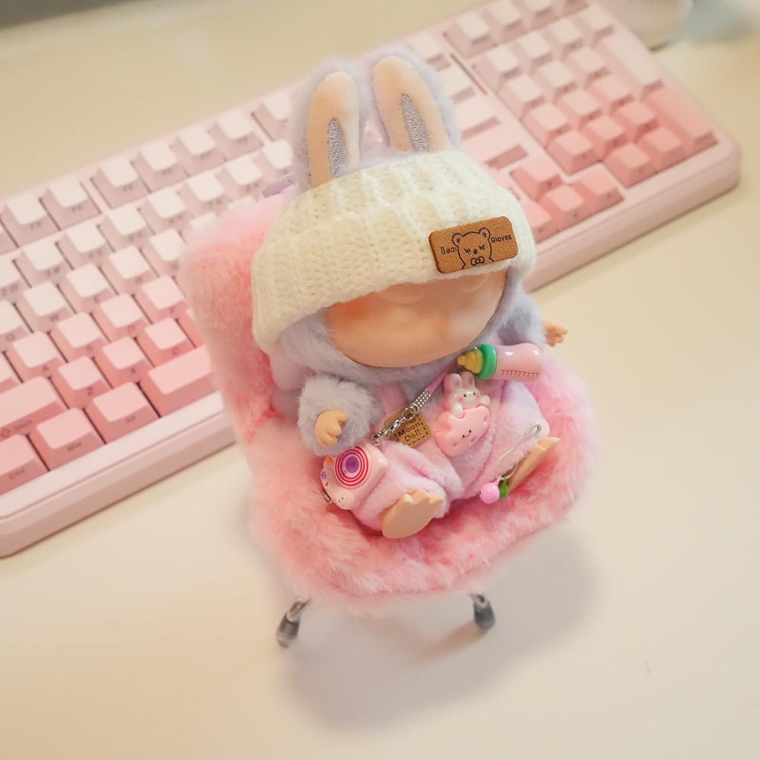 Asiento de coche BDBHAVB fox-001 Rosa claro con clip de ventilación