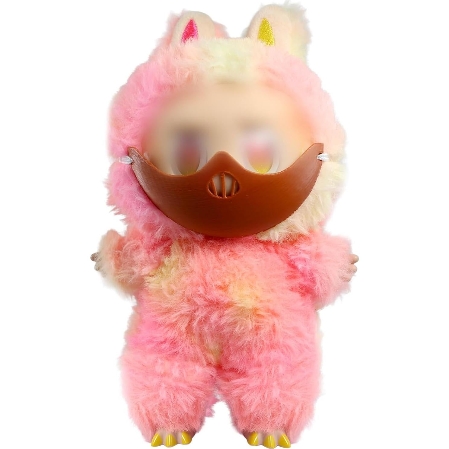 Máscara de Personaje Premium Labubu para Muñecas 17CM