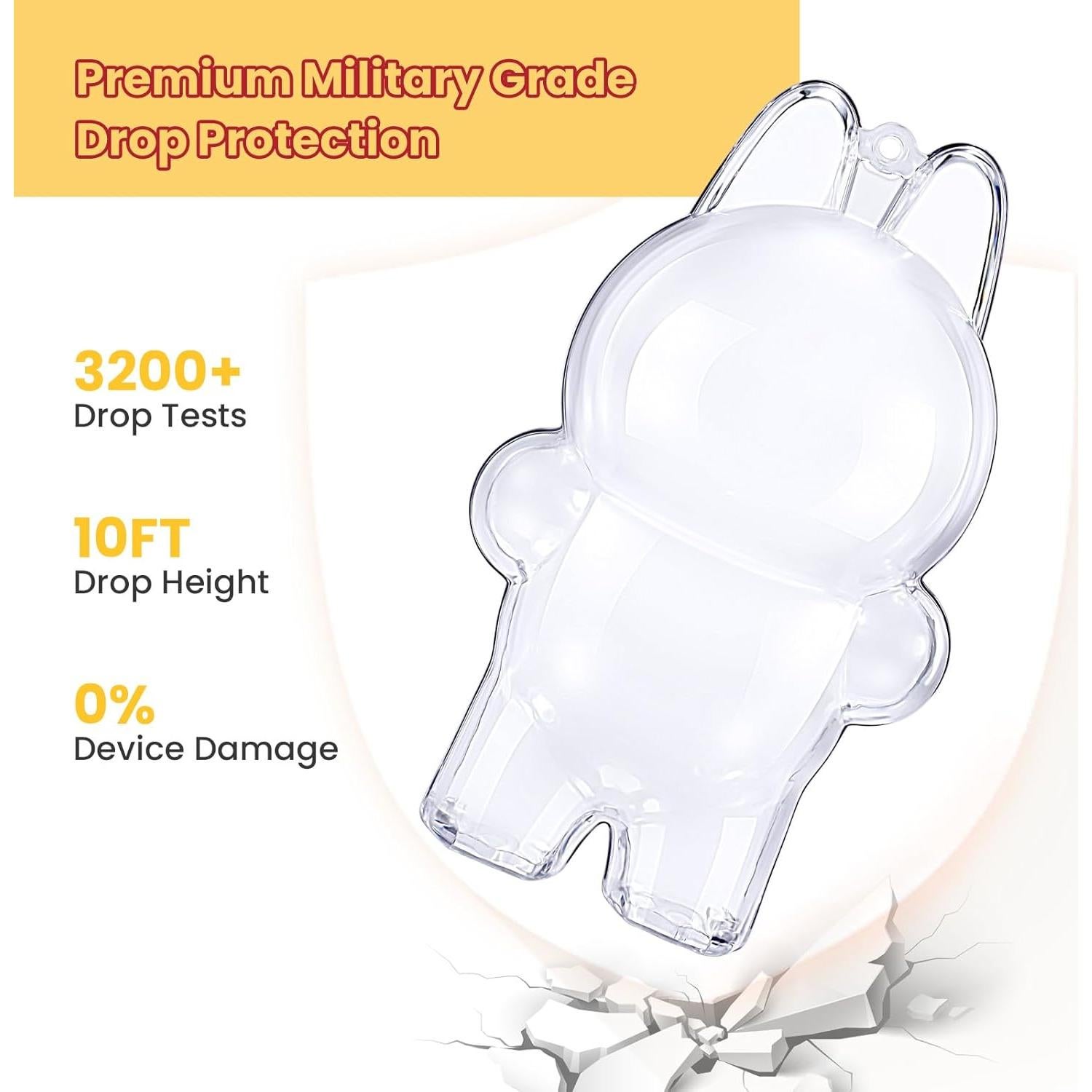 Funda de Exhibición LABUBU para Plush Emocionante Macaron - Policarbonato