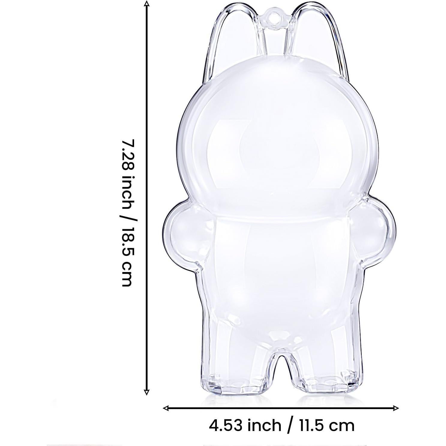 Funda de Exhibición LABUBU para Plush Emocionante Macaron - Policarbonato