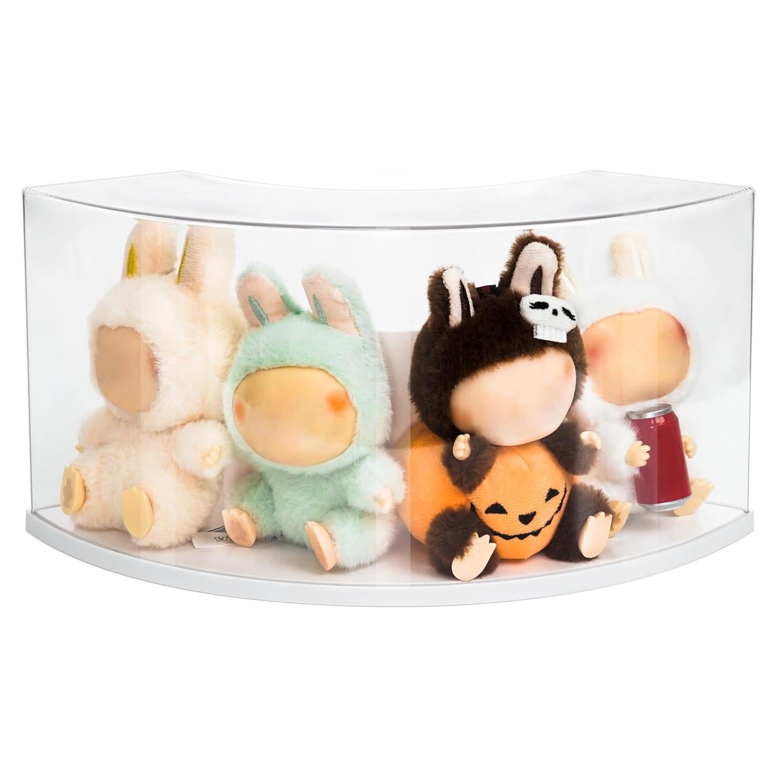 Caja de Exhibición de Muñecas Treayes - Organizador Apilable 37.6x17.8cm