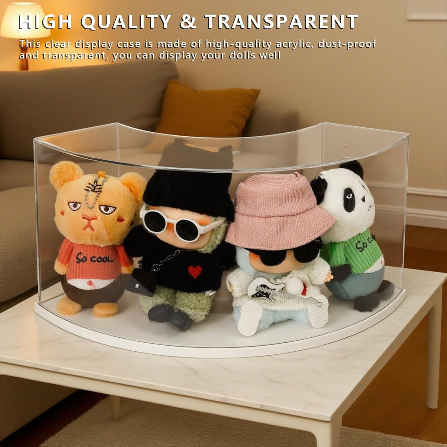 Caja de Exhibición de Muñecas Treayes - Organizador Apilable 37.6x17.8cm