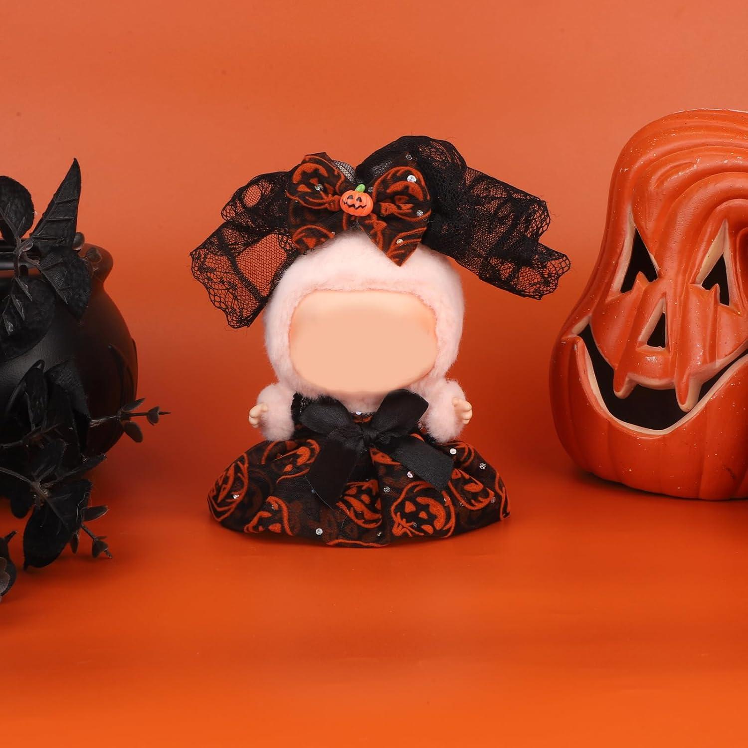 Conjunto de Ropa de Halloween para Muñecas Tinoaly 17cm