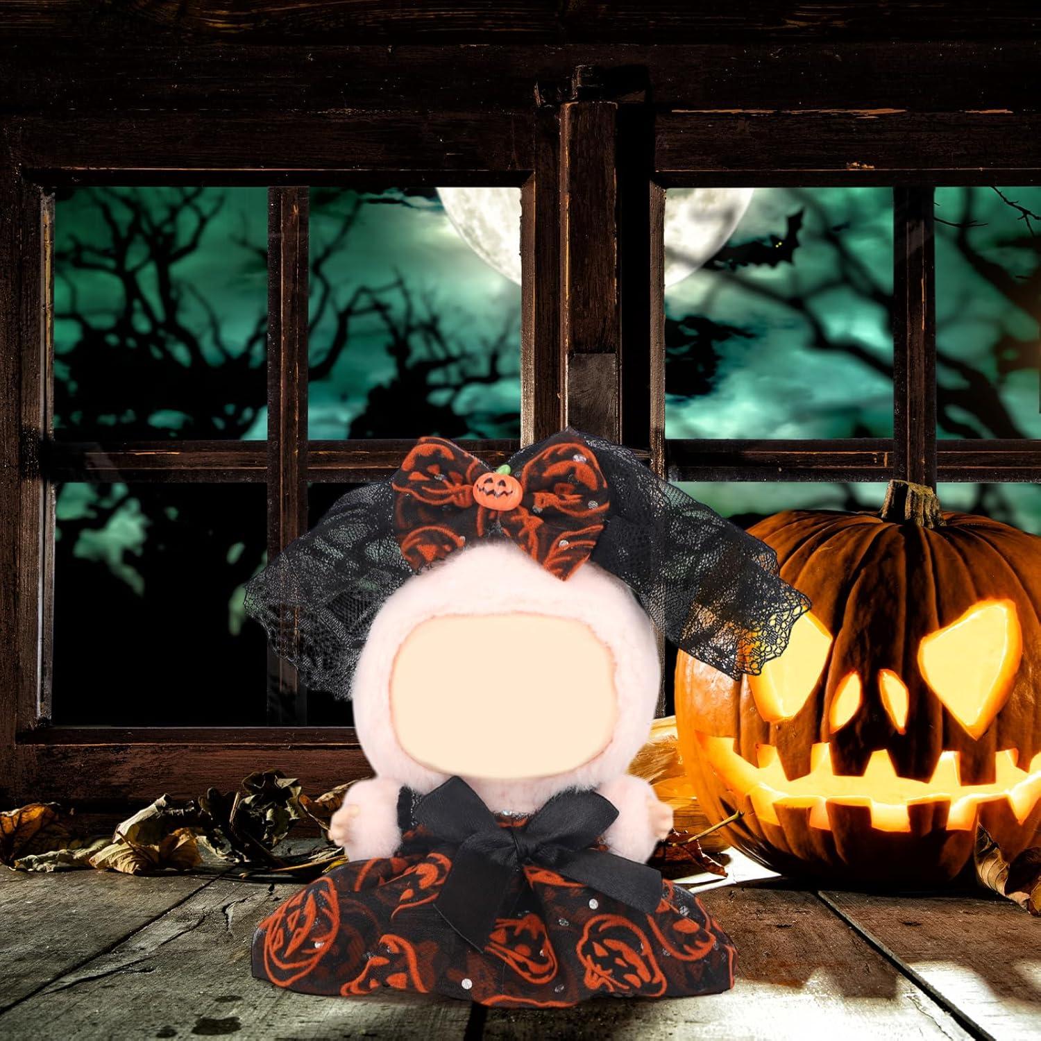 Conjunto de Ropa de Halloween para Muñecas Tinoaly 17cm