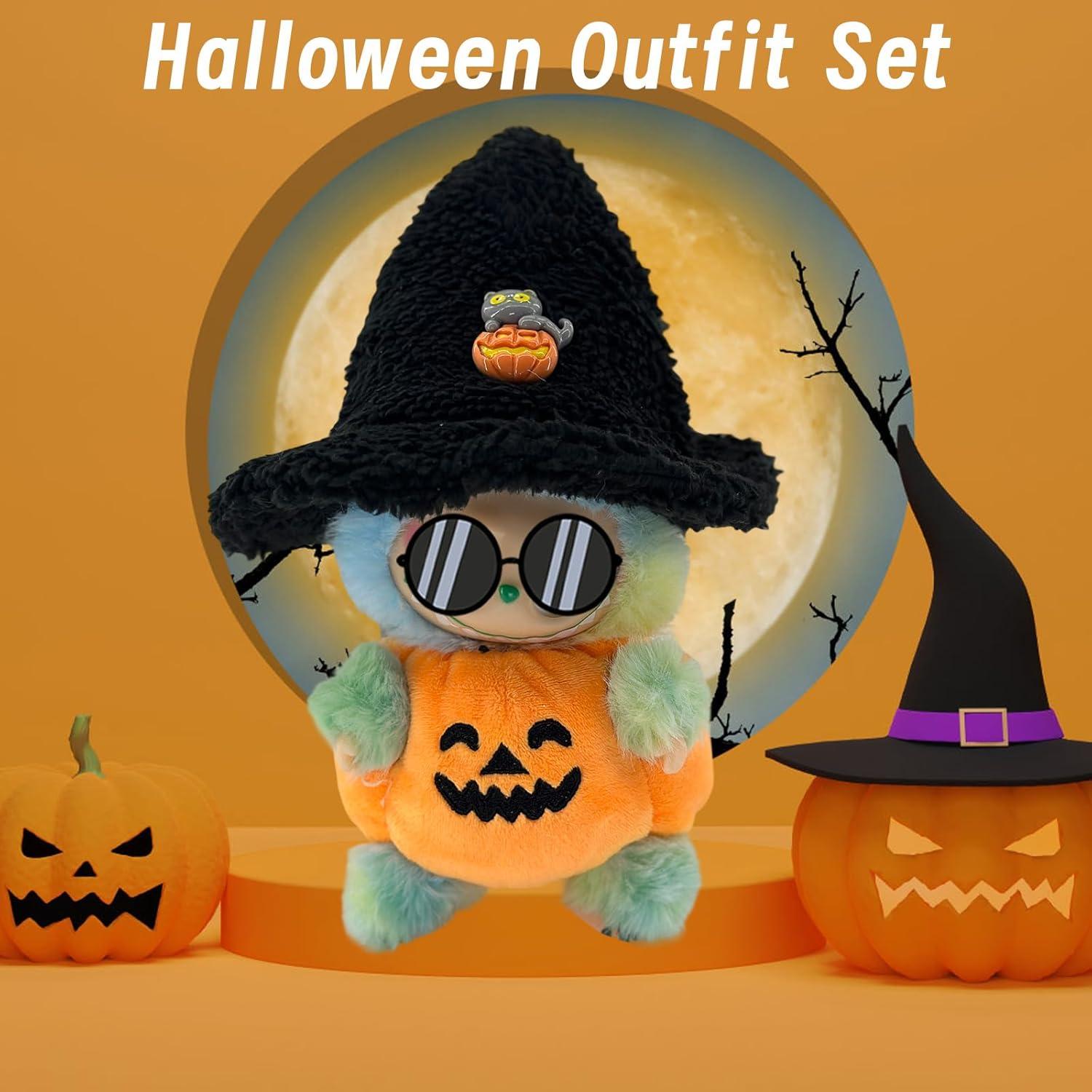 Disfraz de Halloween para muñecas 17cm Aerofrog - Atuendo calabaza