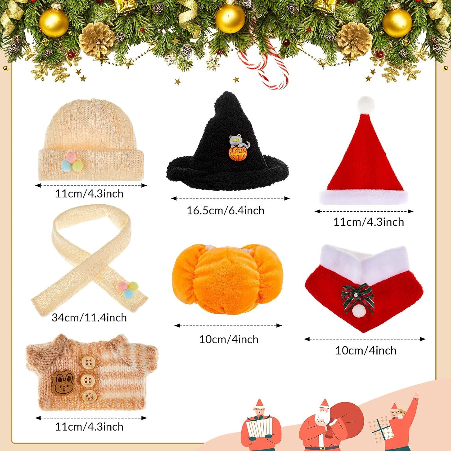 3 Conjuntos de Ropa para Muñecas 17cm Simgoing Disfraces