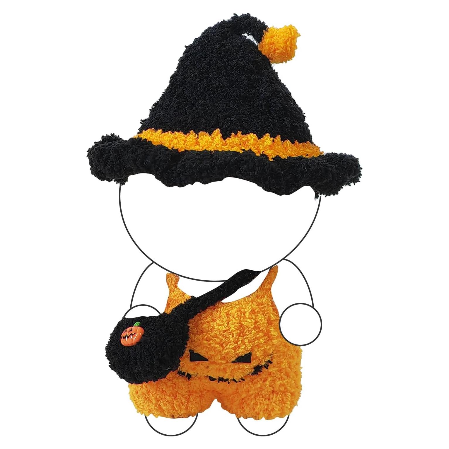 Conjunto de Ropa de Muñeca Halloween Labubu 17cm - Sombrero y Top