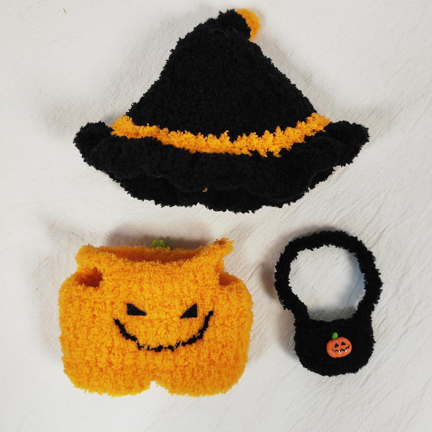 Conjunto de Ropa de Muñeca Halloween Labubu 17cm - Sombrero y Top