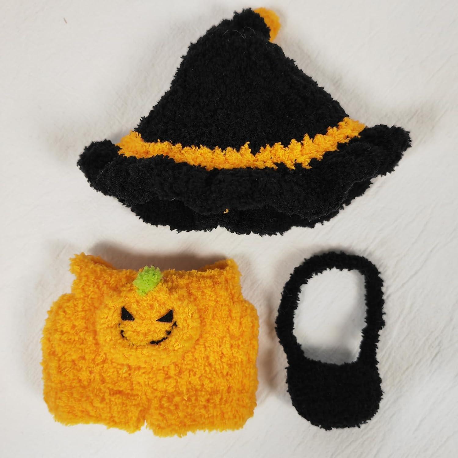 Conjunto de Ropa de Muñeca Halloween Labubu 17cm - Sombrero y Top
