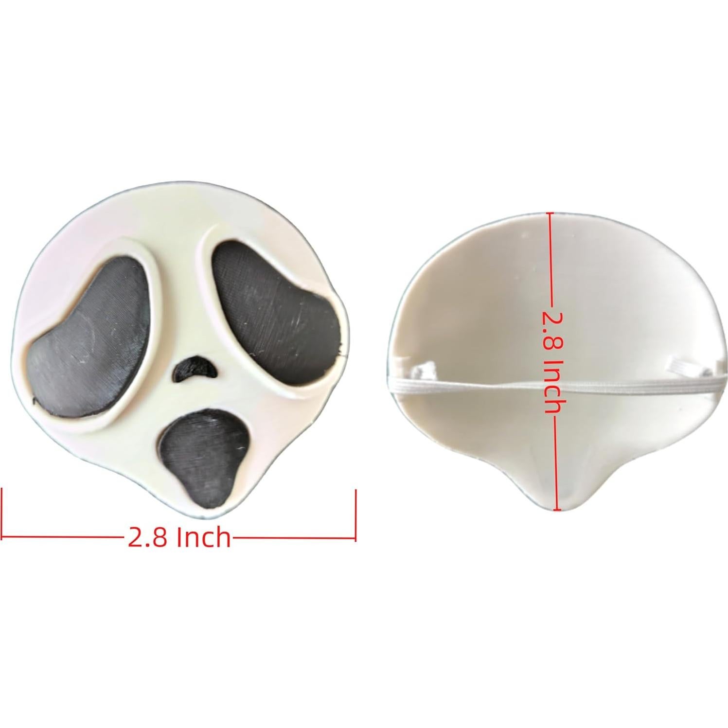 2 Piezas Máscaras de Muñeca JRELECS 17cm Accesorios DIY