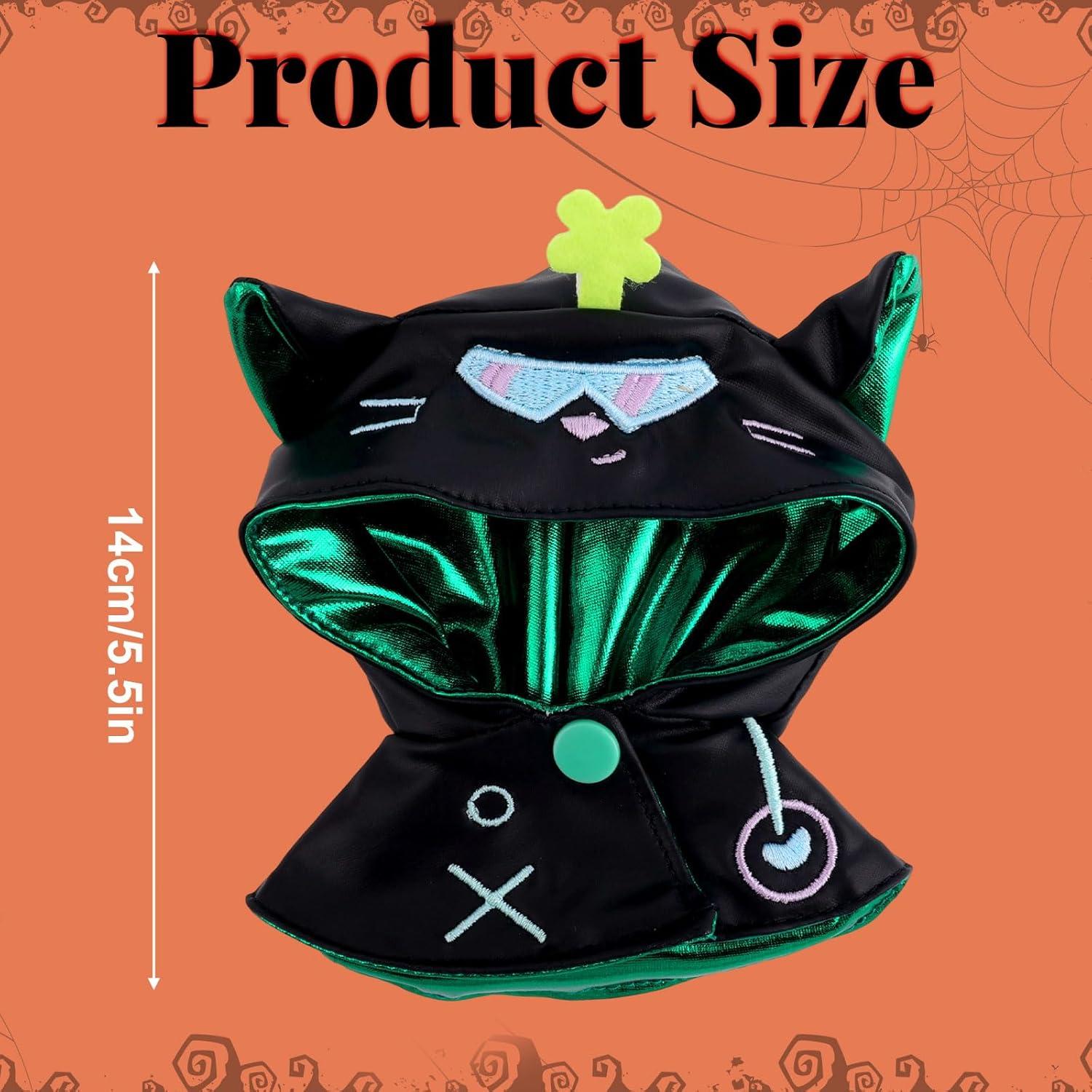 Chal de Muñeca Halloween Fukaisu 14cm Diablo Negro Verde