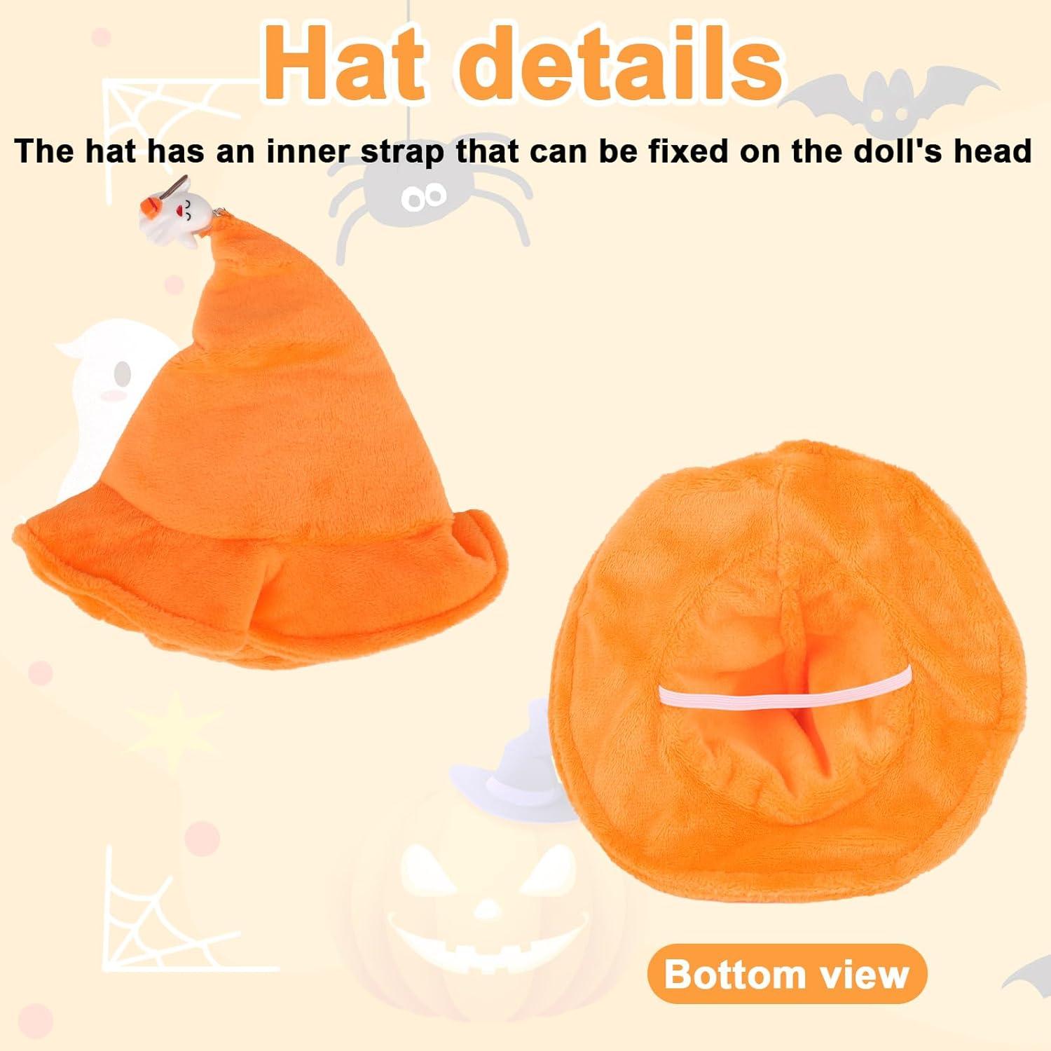 Conjunto Ropa de Muñeca Halloween BOXOB 17cm Calabaza