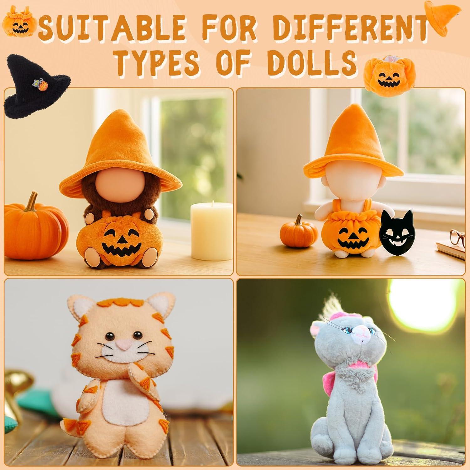 Conjunto de Ropa para Muñeca 17cm Simgoing Halloween 2 Piezas