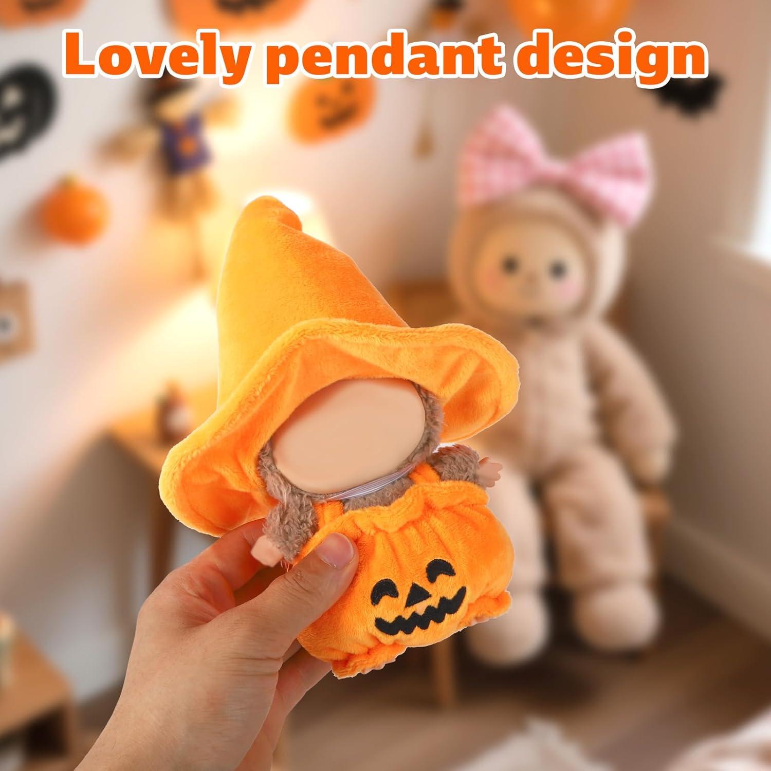 Ropa de Halloween para Muñeca Lyreh Mono Calabaza Naranja