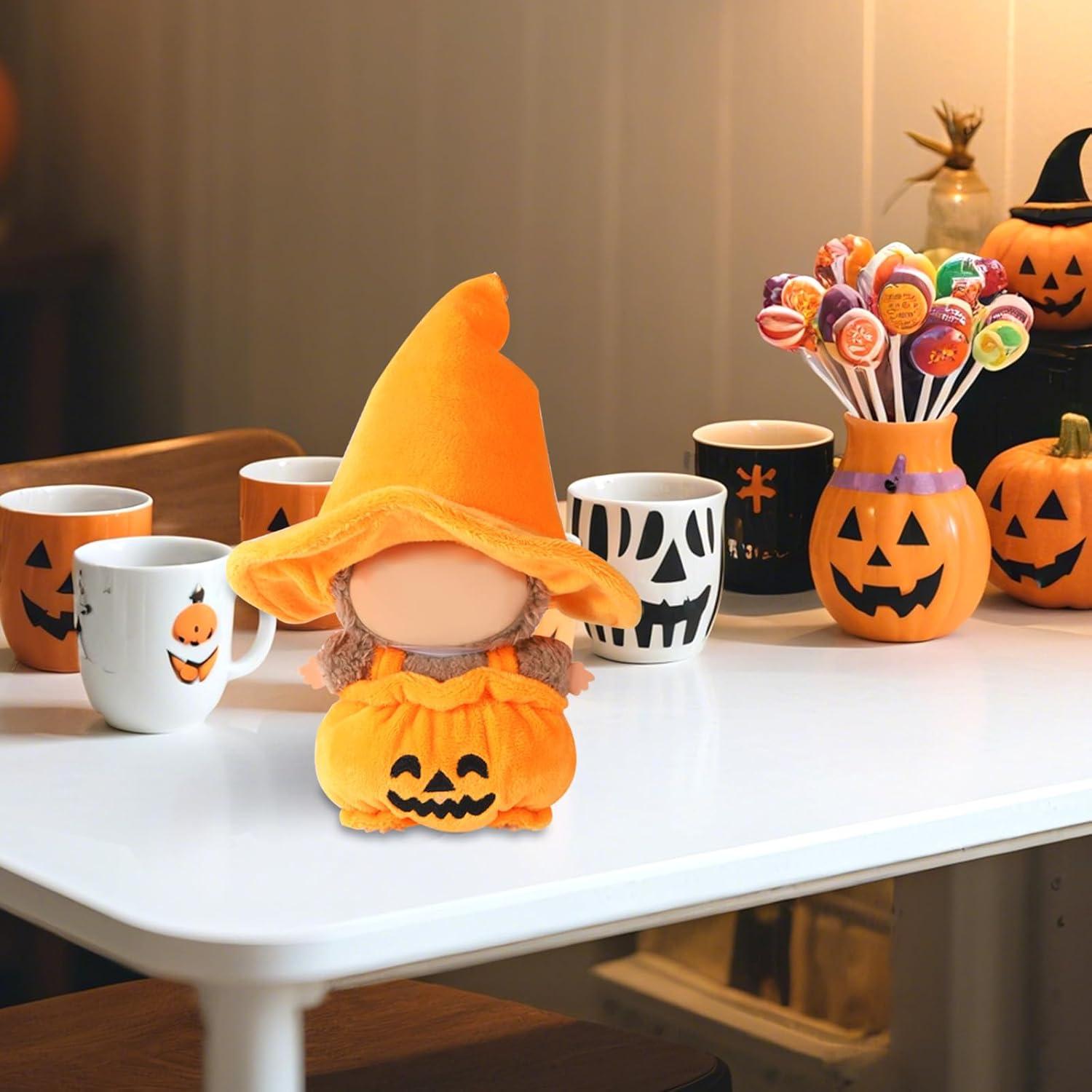 Ropa de Halloween para Muñeca Lyreh Mono Calabaza Naranja