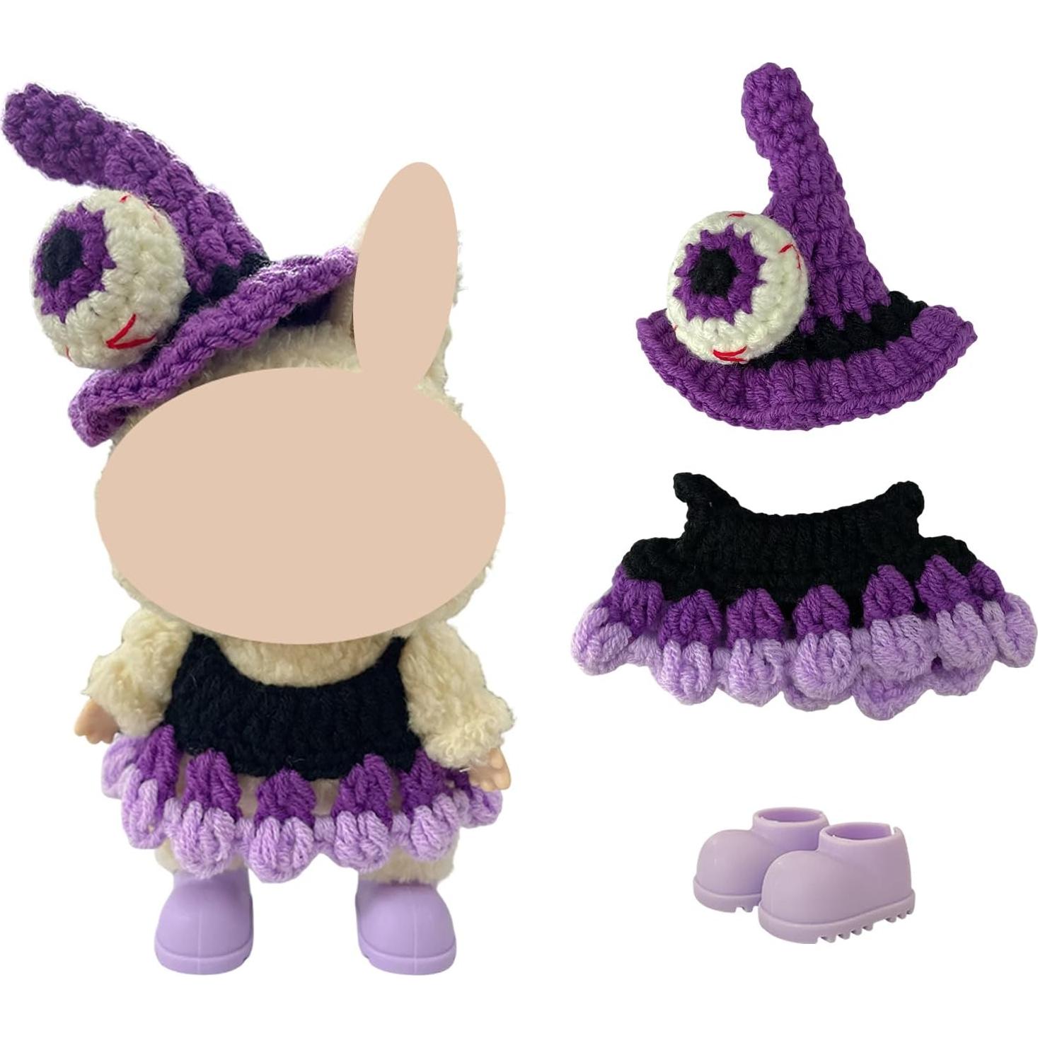 5 Conjuntos de Disfraces de Halloween para Muñeca 17cm Ezcora