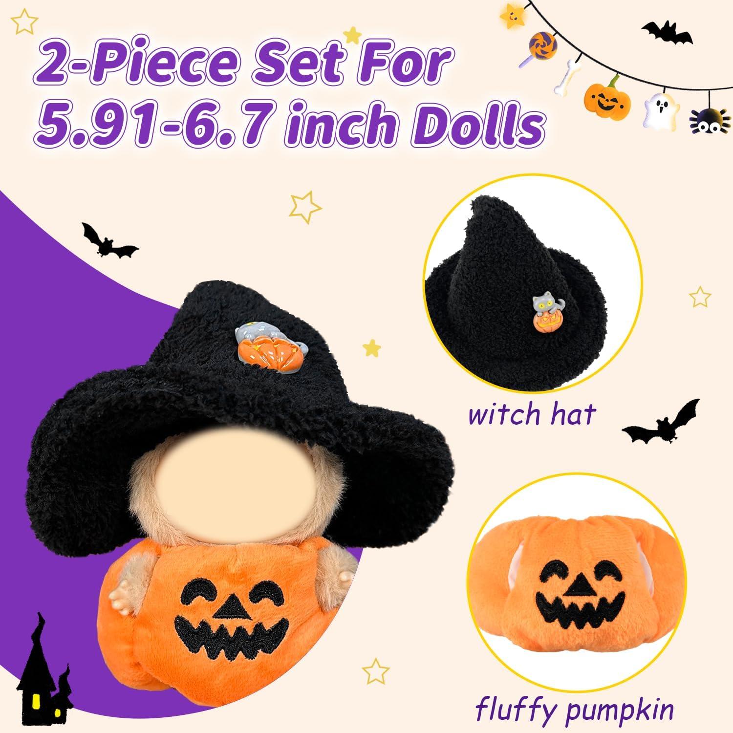 Conjunto de Ropa para Muñecas 15-17cm Moda Fiesta Halloween