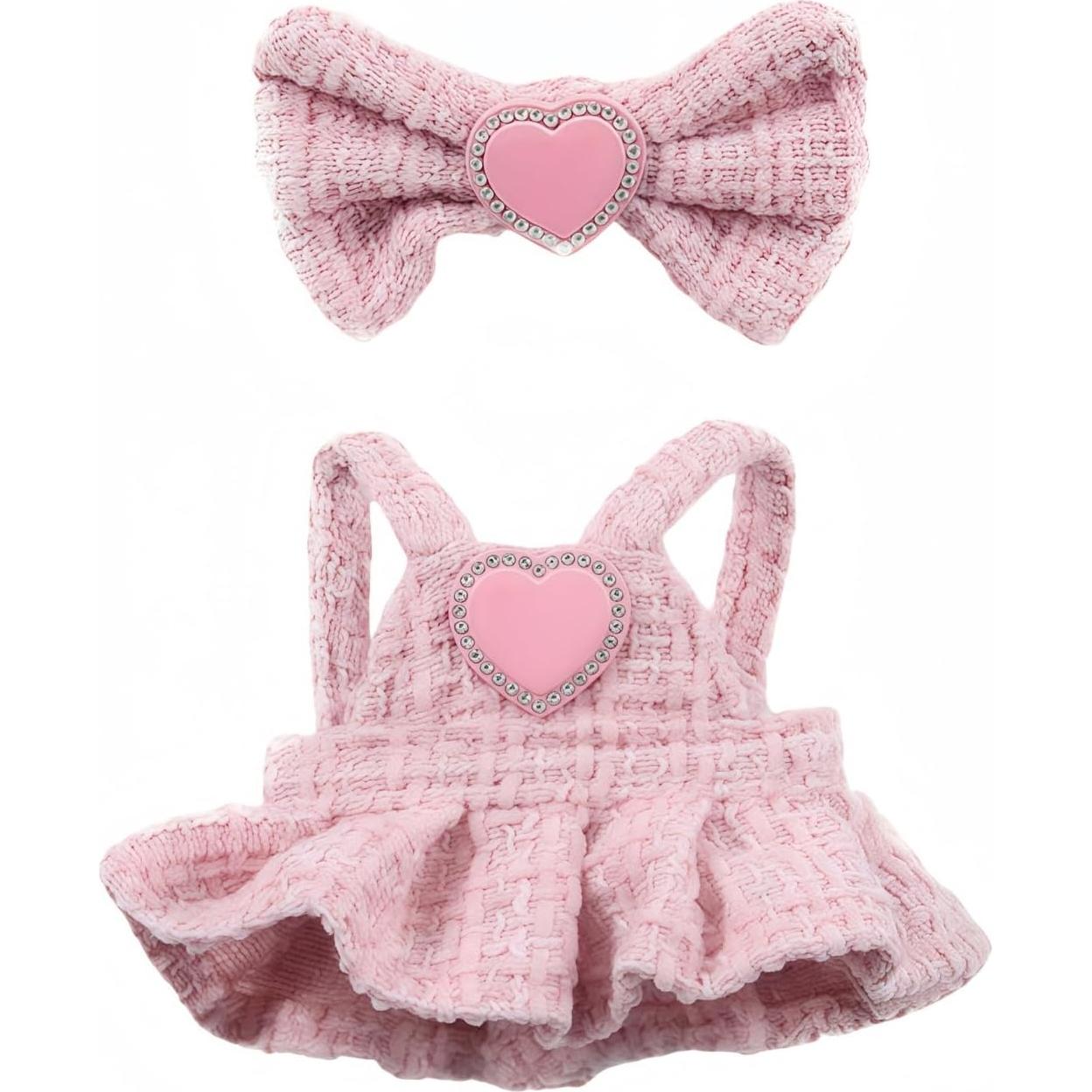 Conjunto de Ropa para Muñeca 17cm Xinbalove Rosa B
