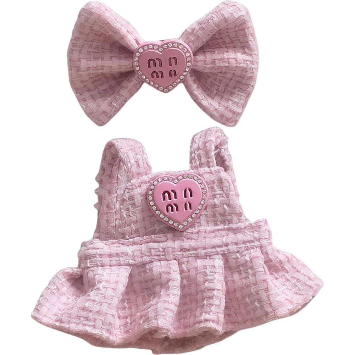 Conjunto de Ropa para Muñeca 17cm Xinbalove Rosa B