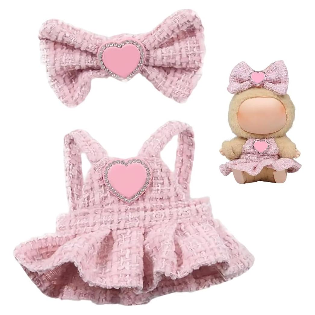 Conjunto de Ropa de Muñeca ORORANY Rosa Chic 15-17 cm