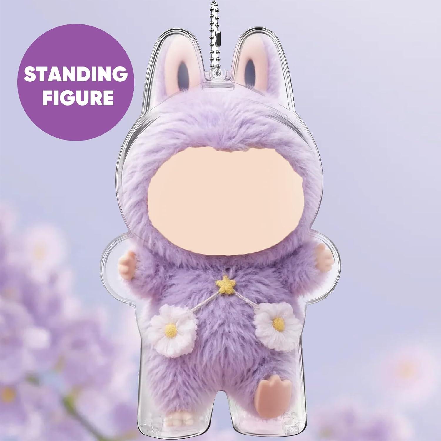 Caja de Exhibición Protectora Tsinlan.ayn para Labubu de Pie