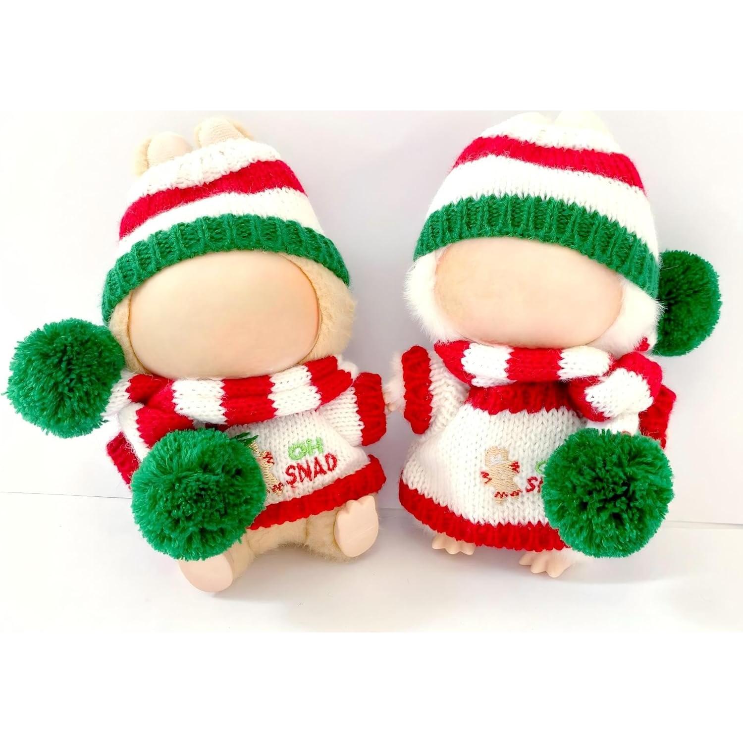 Conjunto de Ropa de Muñeca Labubu 17cm - Sombrero y Overoles