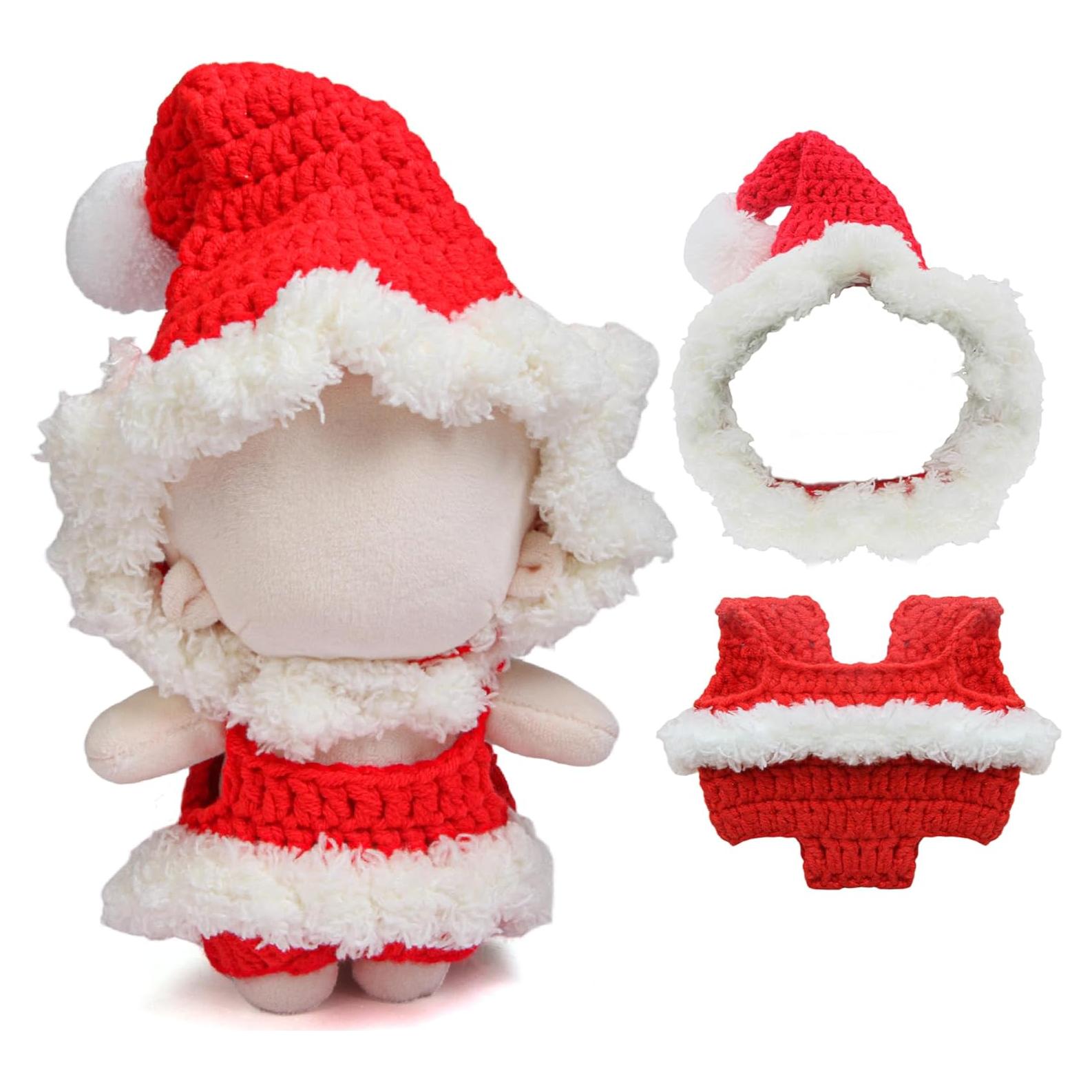 Conjunto de Ropa para Muñecas 17cm - Navidad Hecho a Mano