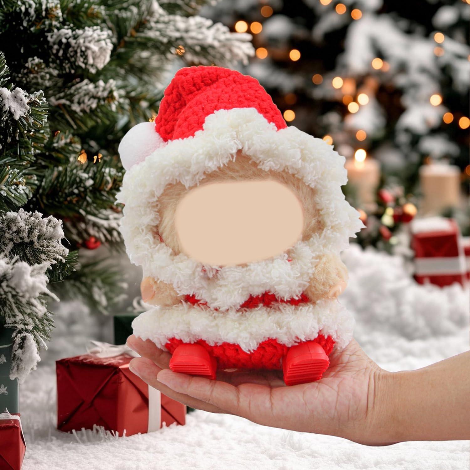 Conjunto de Ropa para Muñecas 17cm - Navidad Hecho a Mano