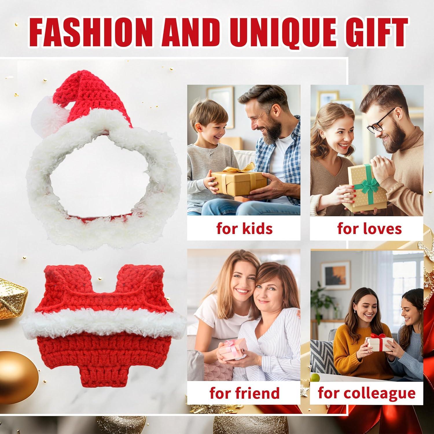 Conjunto de Ropa para Muñecas 17cm - Navidad Hecho a Mano