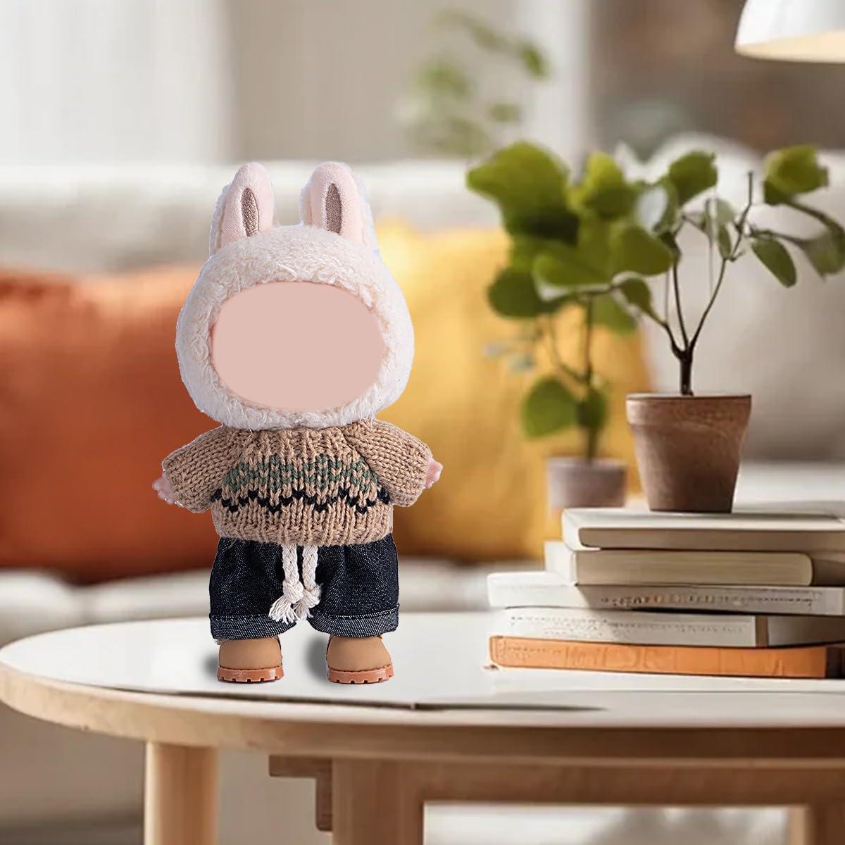 Conjunto de Ropa para Muñecas Mingmc 17cm Suéter y Jeans