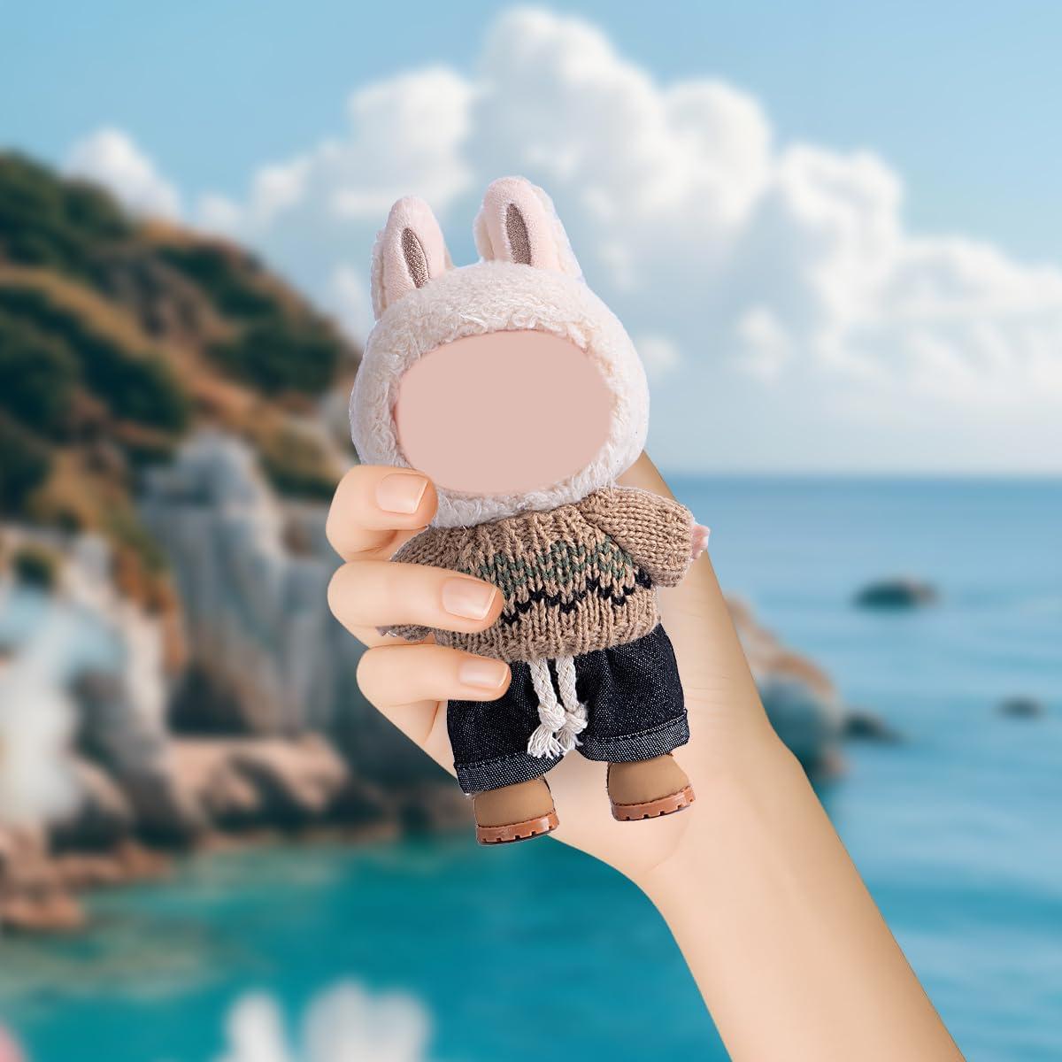 Conjunto de Ropa para Muñecas Mingmc 17cm Suéter y Jeans