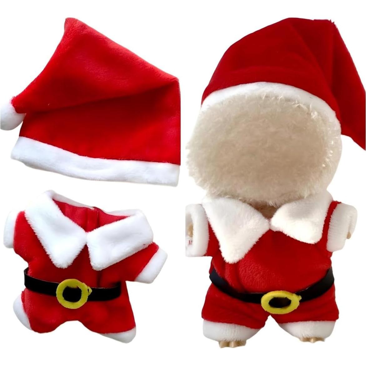 Conjunto de Ropa de Muñeca Labubu 17cm - Traje Santa Claus