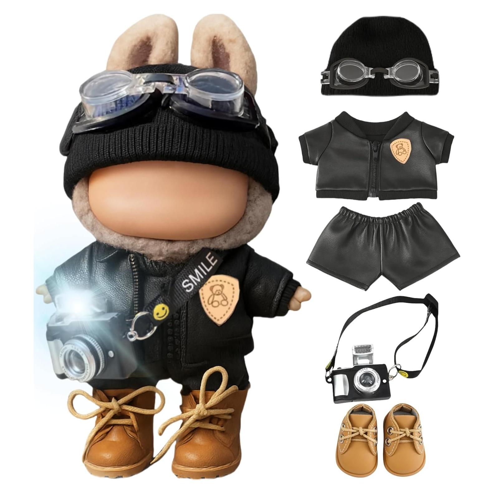 Conjunto Ropa Labubu 17cm - 6 Piezas Estilo Callejero