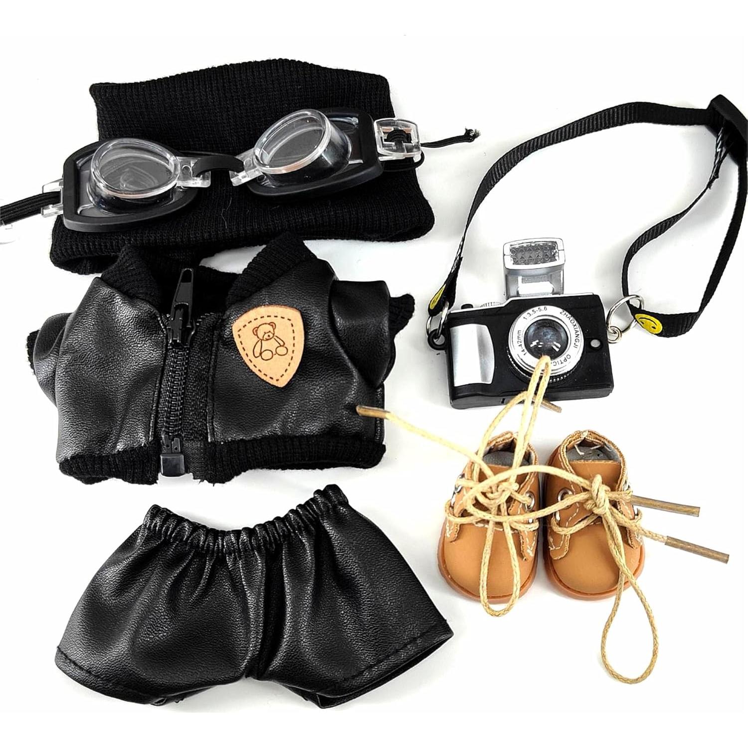 Conjunto Ropa Labubu 17cm - 6 Piezas Estilo Callejero