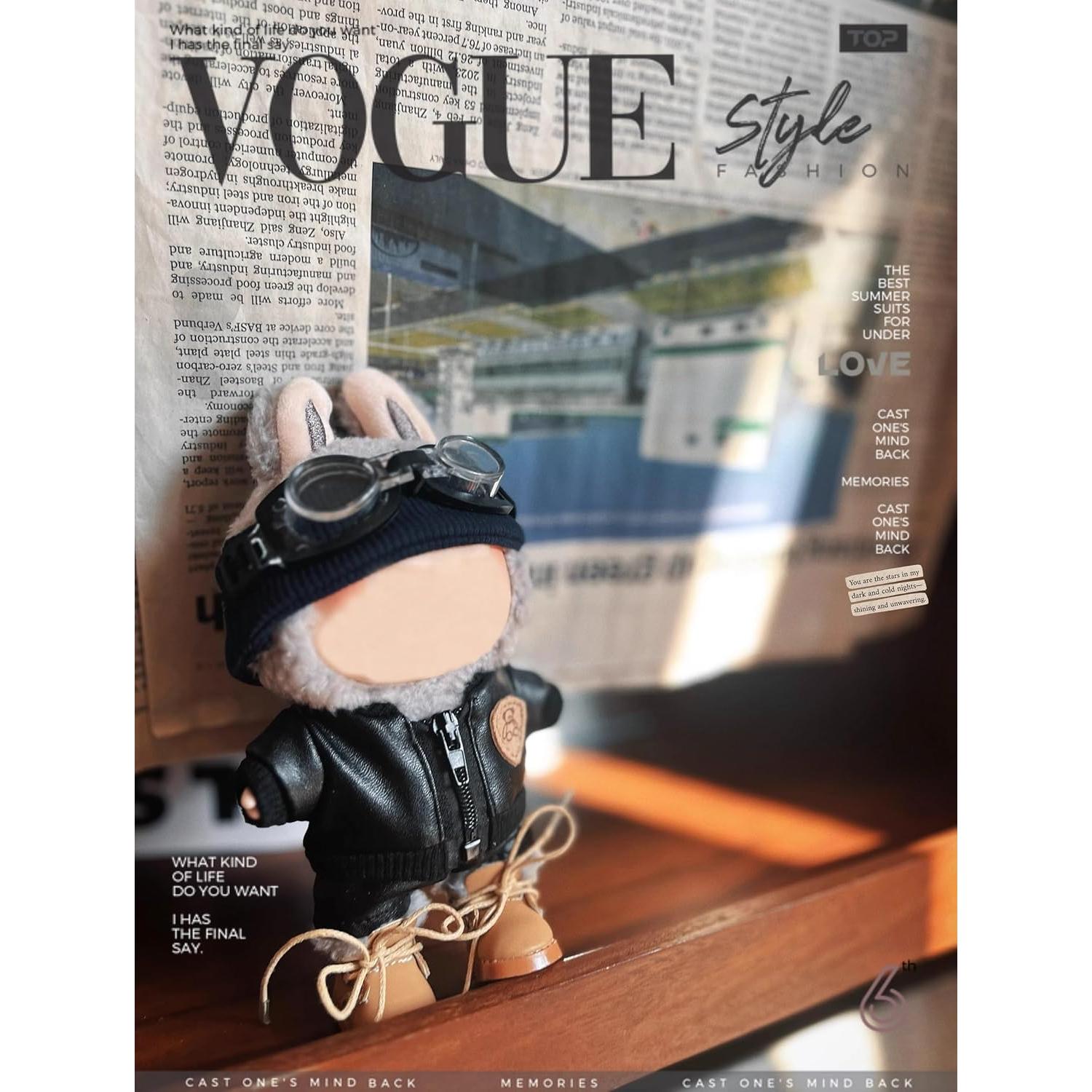 Conjunto Ropa Labubu 17cm - 6 Piezas Estilo Callejero