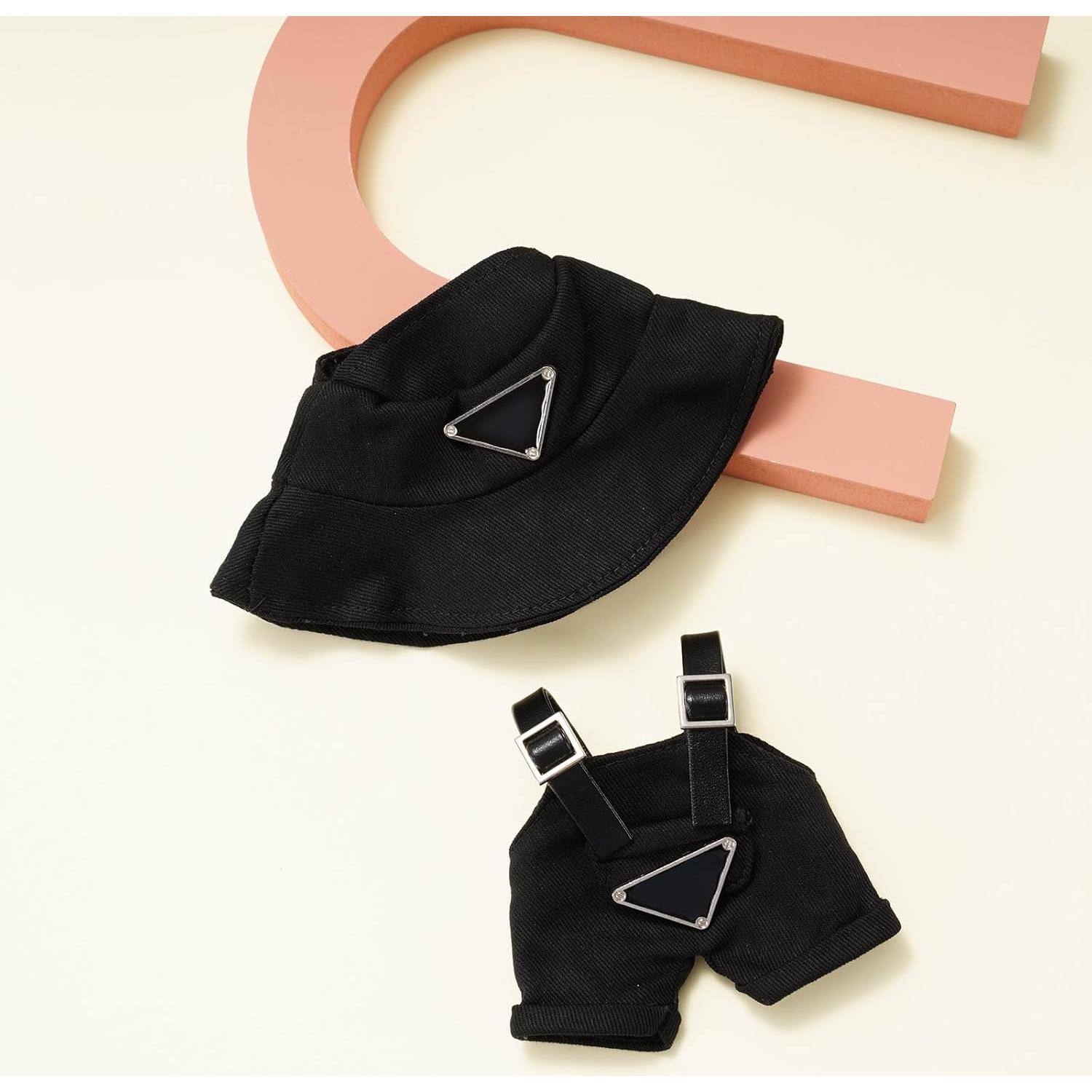 Conjunto Sombrero y Overoles Lullavie para Muñecas 17cm