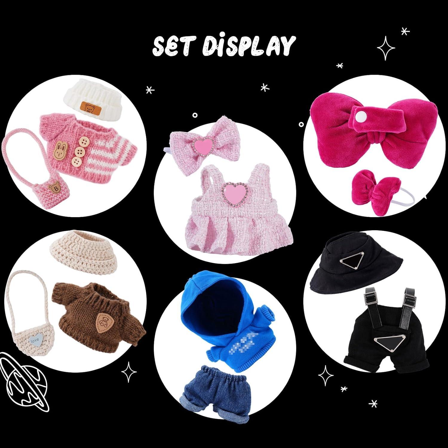 Conjunto Sombrero y Overoles Lullavie para Muñecas 17cm