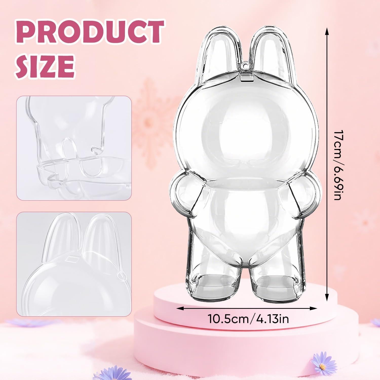 Funda Protectora para Figura Labubu WEVYHFS 15.49x6cm