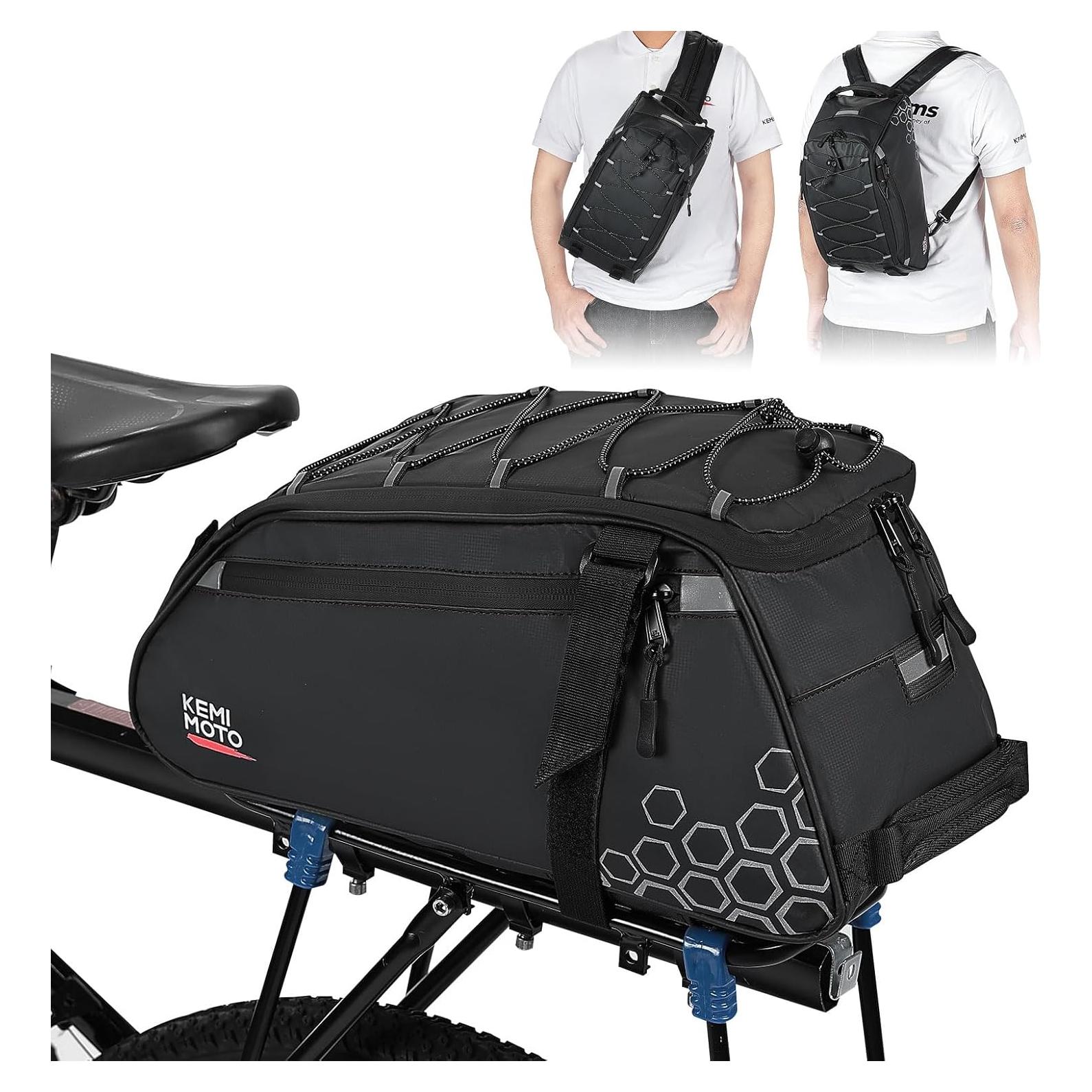 Bolsa de Maletero KEMIMOTO 13L Resistente al Agua para Bicicleta