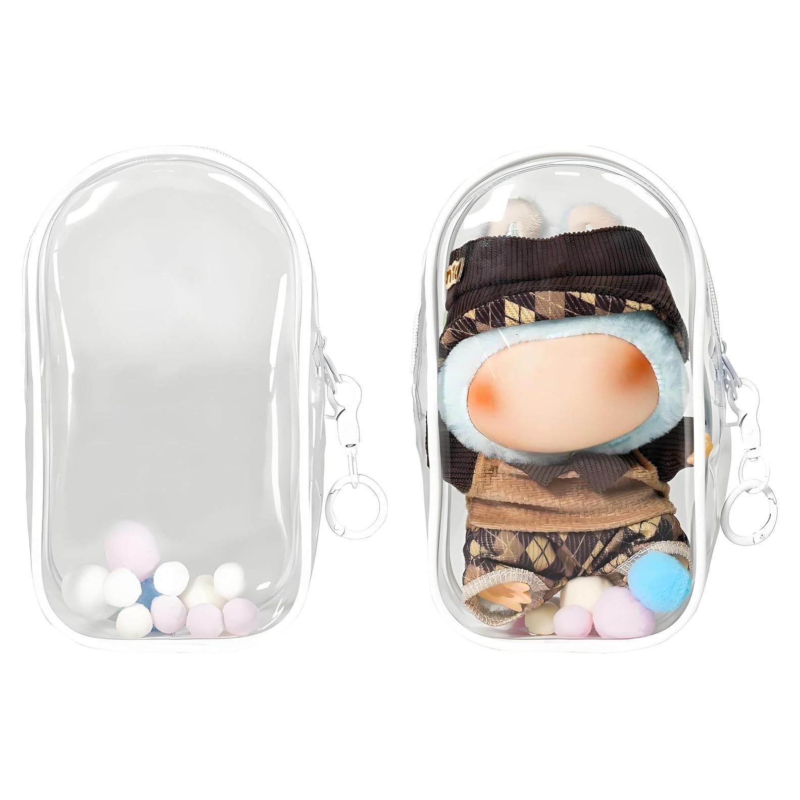 Funda Protectora de PVC Transparente BINBINNIAO - 18.3x10cm